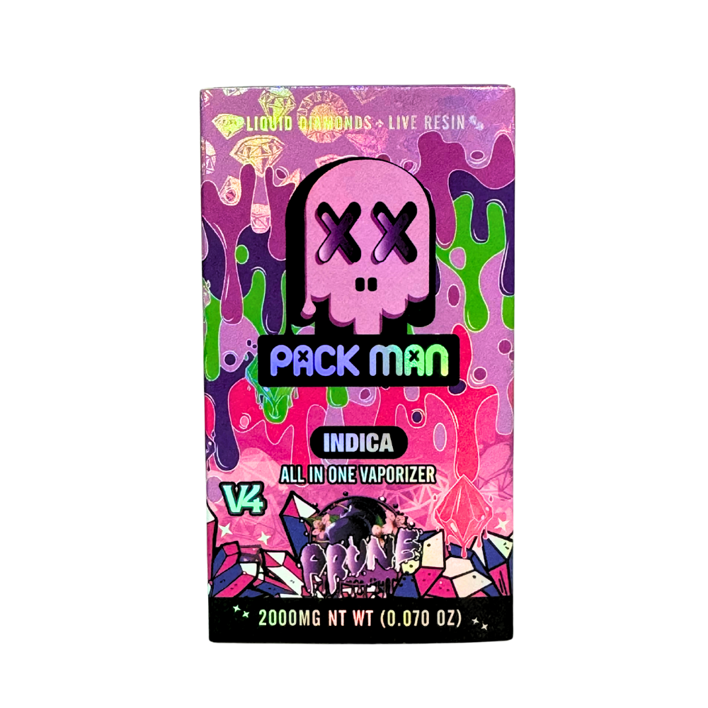 Pack Man Prune 2g Disposable THCa Vape - Indica