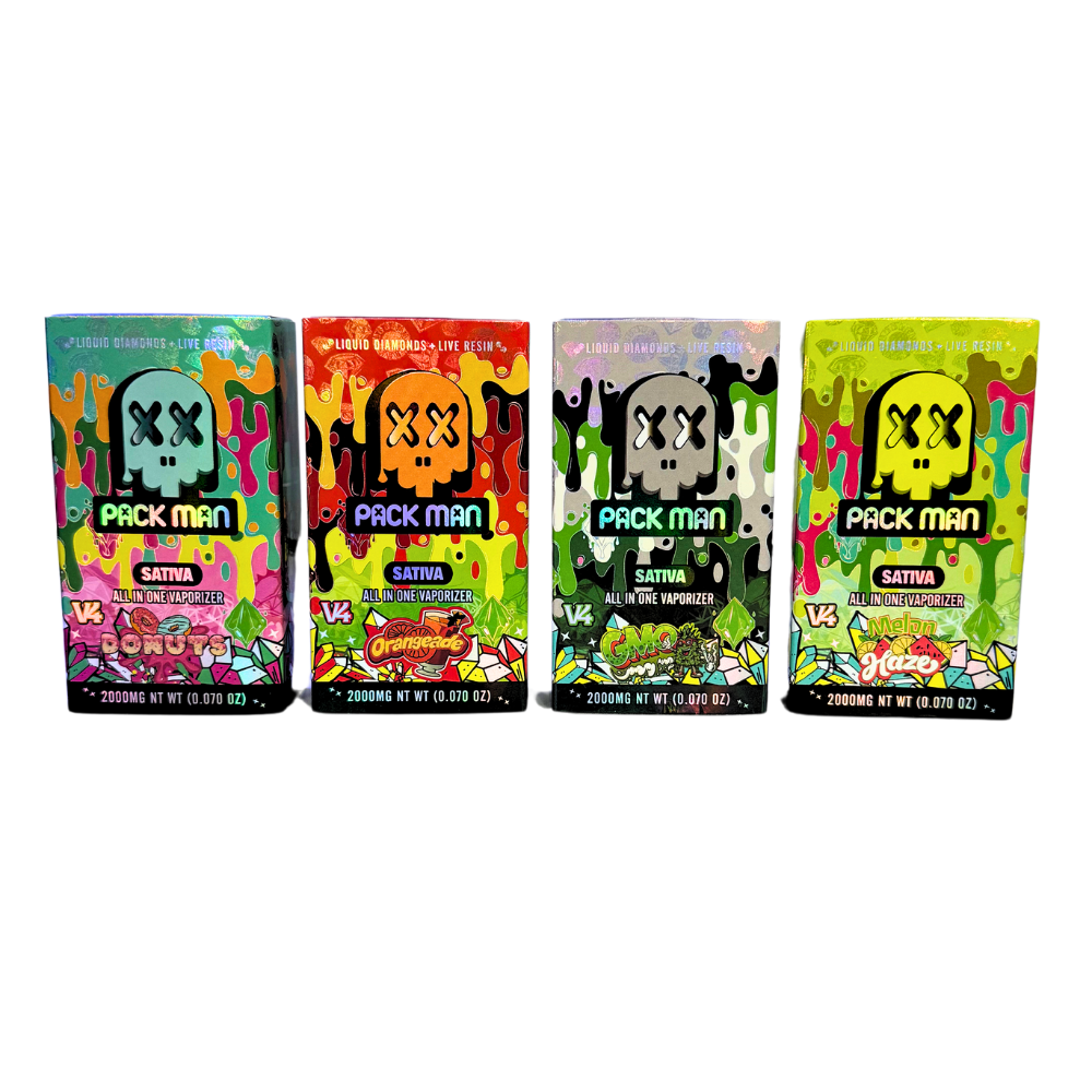 Pack Man GMO 2g Disposable THCa Vape - Sativa